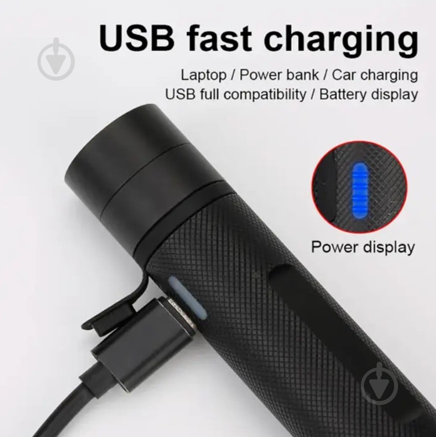 Фонарик SuperFire ручной взрывозащищенный SuperFire 324 Lm [019] Black EP01 - фото 2