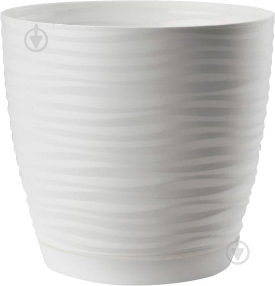 Вазон пластиковий Form Plastic Сахара міні-11 круглий 0,7 л білий - фото 1