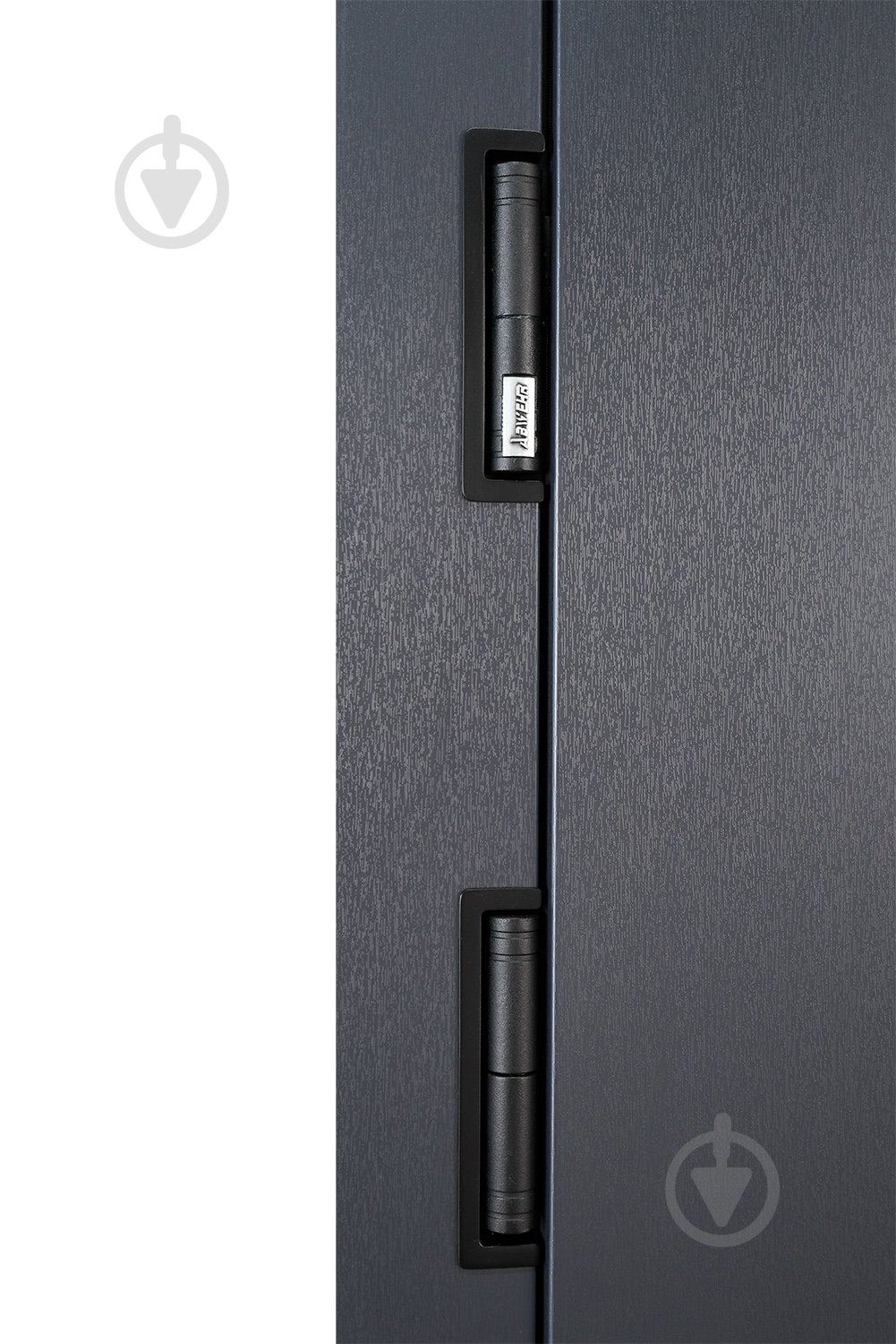 Двері вхідні Abwehr TRX (527+257) 096 П (АЦС + РАв) Kale2 ЧФ термо антрацит / рустик авіньйон блан 2050x960 мм праві - фото 4