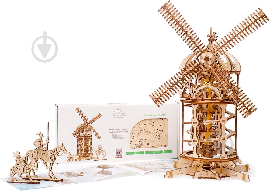 Конструктор Ukrainian Gears модель Башня-Мельница 70059 - фото 6