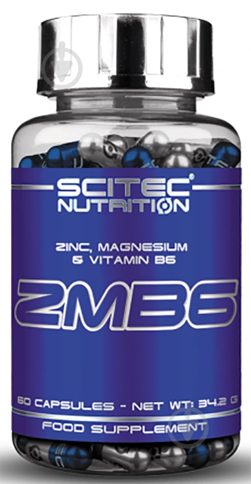 Витамины Scitec Nutrition ZMB6 60 шт./уп. - фото 1