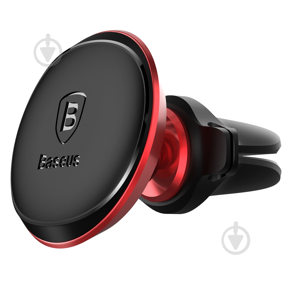 Держатель для смартфона BASEUS SUGX-A09 черный с красным - фото 1 Держатель для смартфона BASEUS SUGX-A09 черный с красным - фото 1