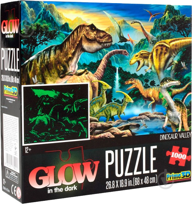 Пазлы PRIME 3D динозавры 12502 - фото 1 Пазлы PRIME 3D динозавры 12502 - фото 1