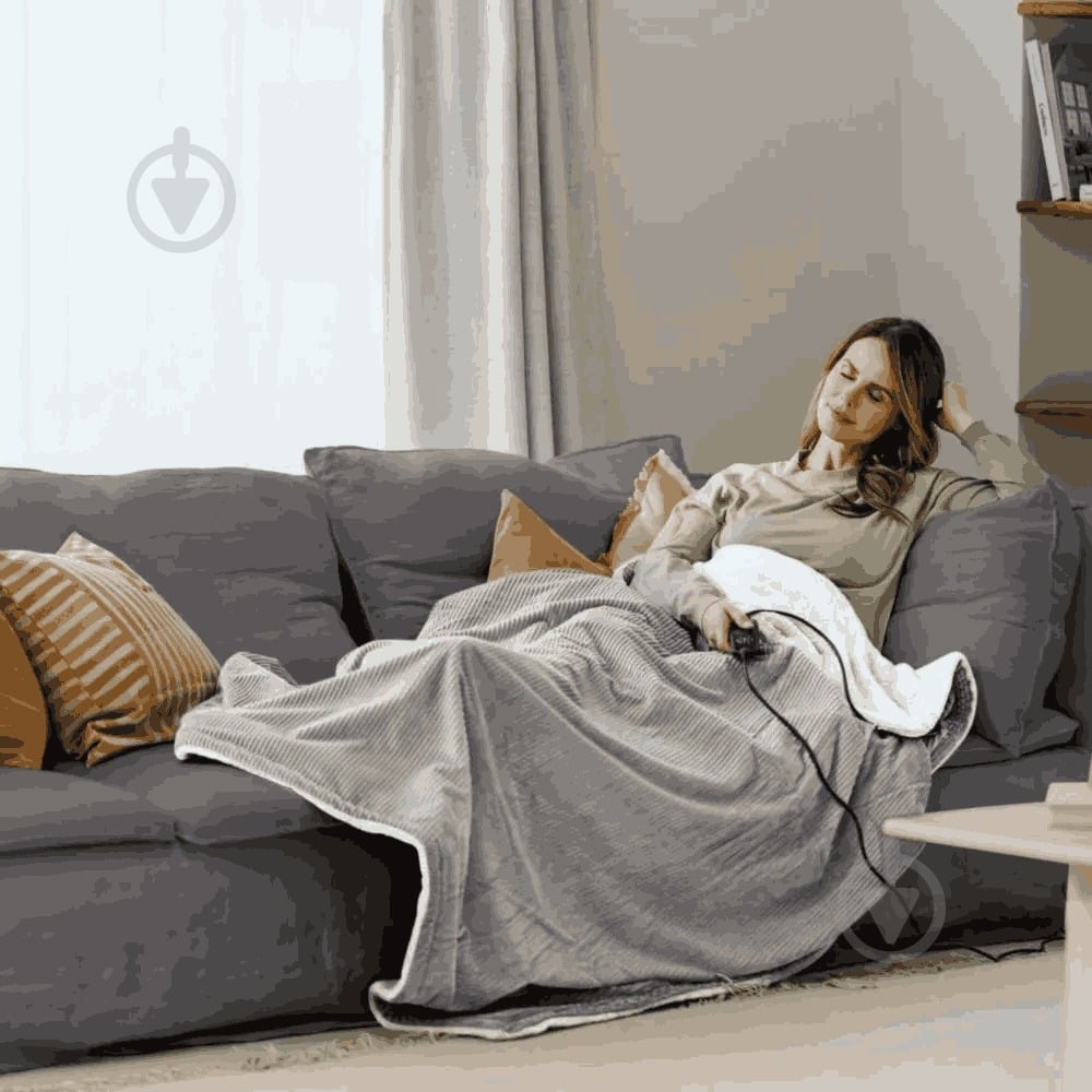 Электроодеяло Beurer HD 81 Cord Light Grey - фото 3
