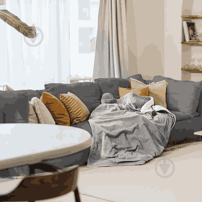 Электроодеяло Beurer HD 81 Cord Light Grey - фото 4