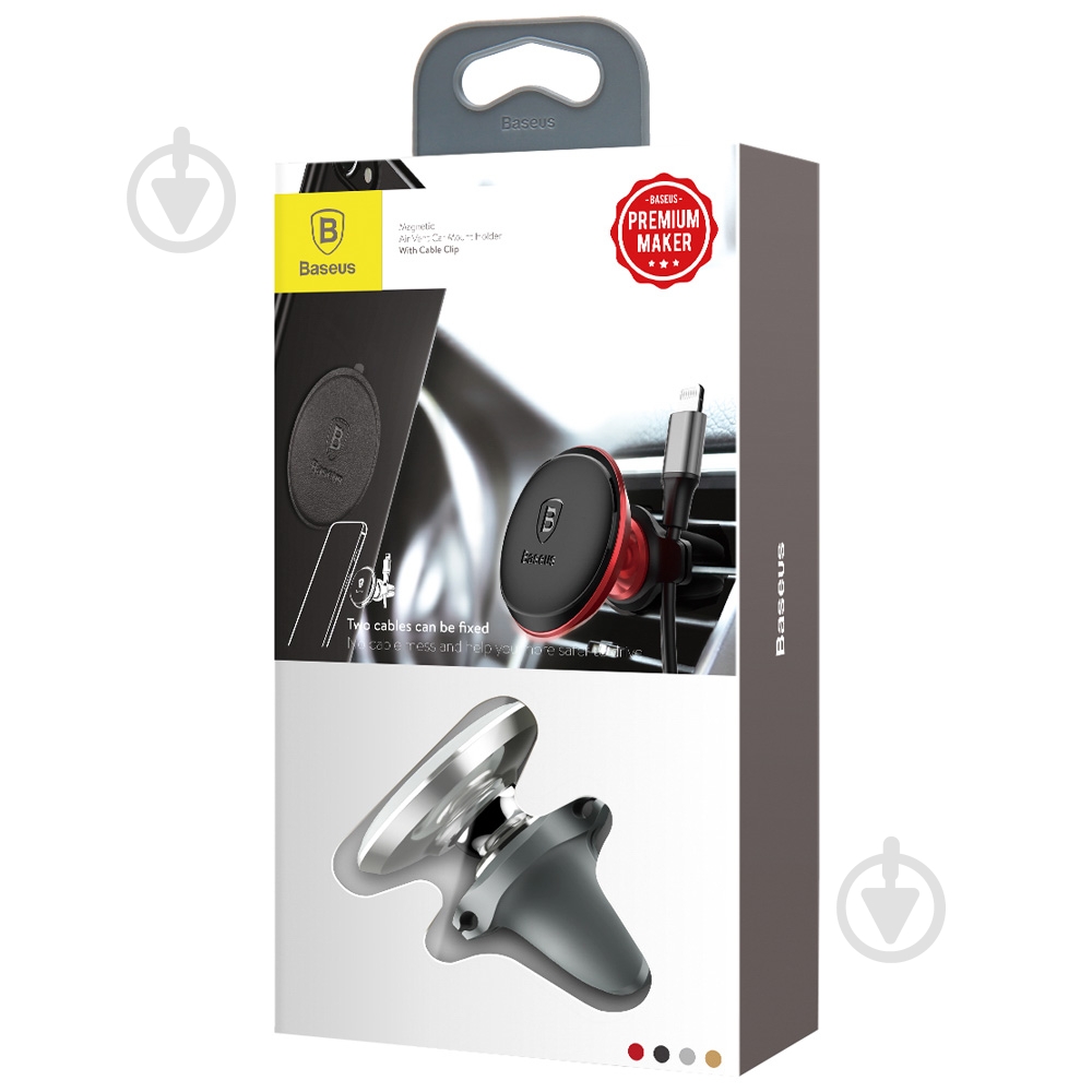 Держатель для смартфона BASEUS SUGX-A0S серебро - фото 7