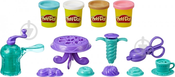Ігровий набір Hasbro Play Doh Випічка і пончики (E3344) - фото 2 Ігровий набір Hasbro Play Doh Випічка і пончики (E3344) - фото 2
