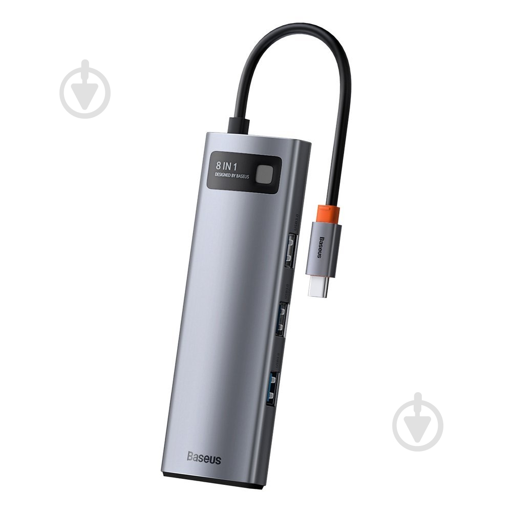 Док-станция BASEUS dark grey (CAHUB-CV0G) - фото 3 Док-станция BASEUS dark grey (CAHUB-CV0G) - фото 3