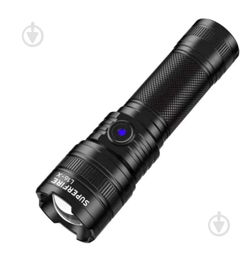 Фонарь тактический SuperFire 900 Lm черный A20 - фото 1