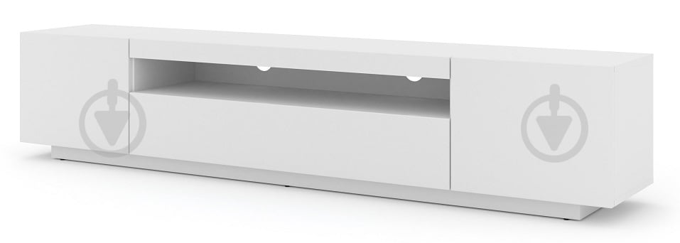 Тумба під ТВ BIM Furniture Aura 3д 2000x420x370 мм білий матовий(TV_STAND_AURA_200_WHITE_MAT) - фото 1 Тумба під ТВ BIM Furniture Aura 3д 2000x420x370 мм білий матовий(TV_STAND_AURA_200_WHITE_MAT) - фото 1