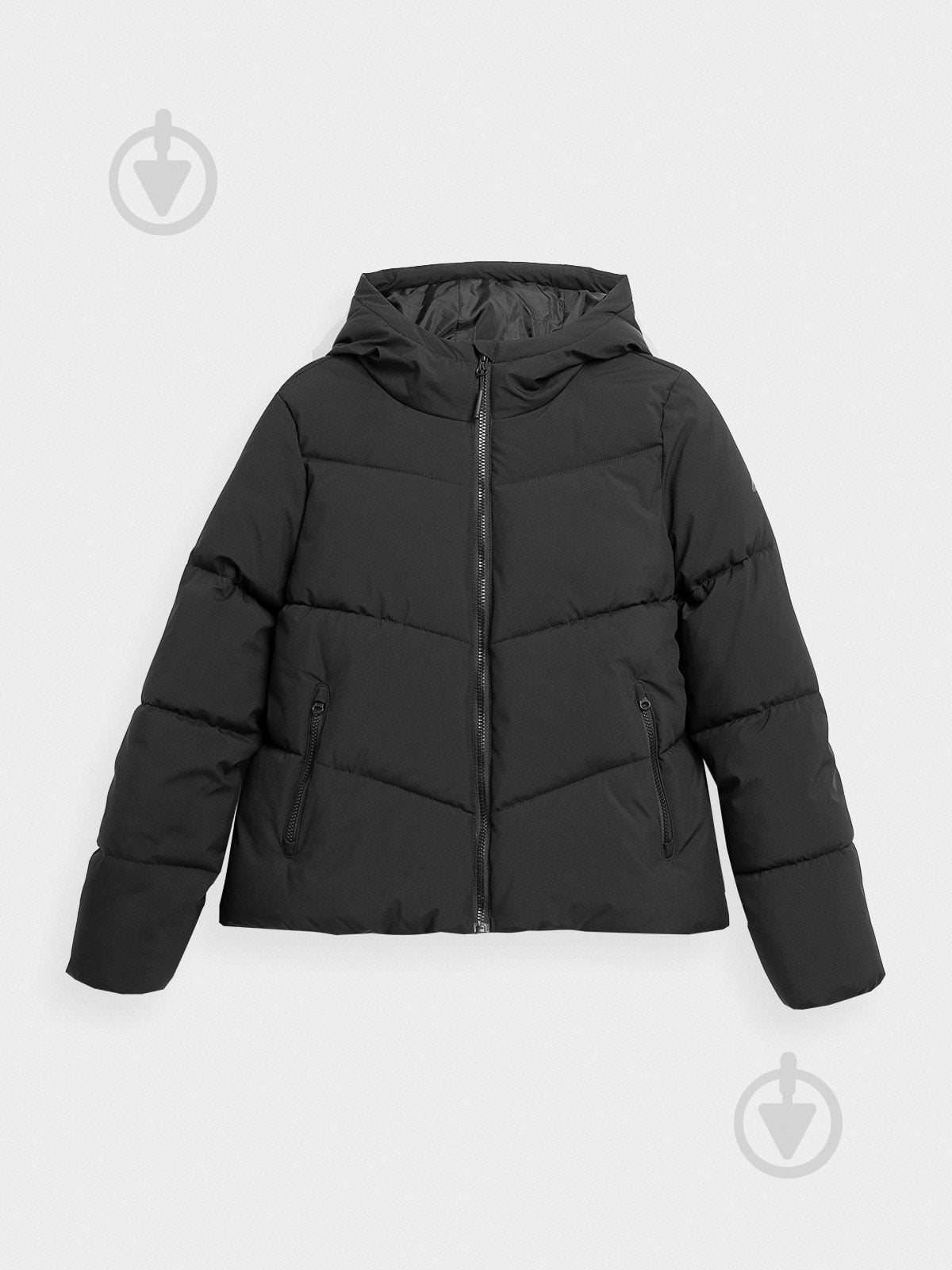 Куртка женская 4F DOWN JACKET F087 4FAW22TDJAF087-20S р.XS черная - фото 1