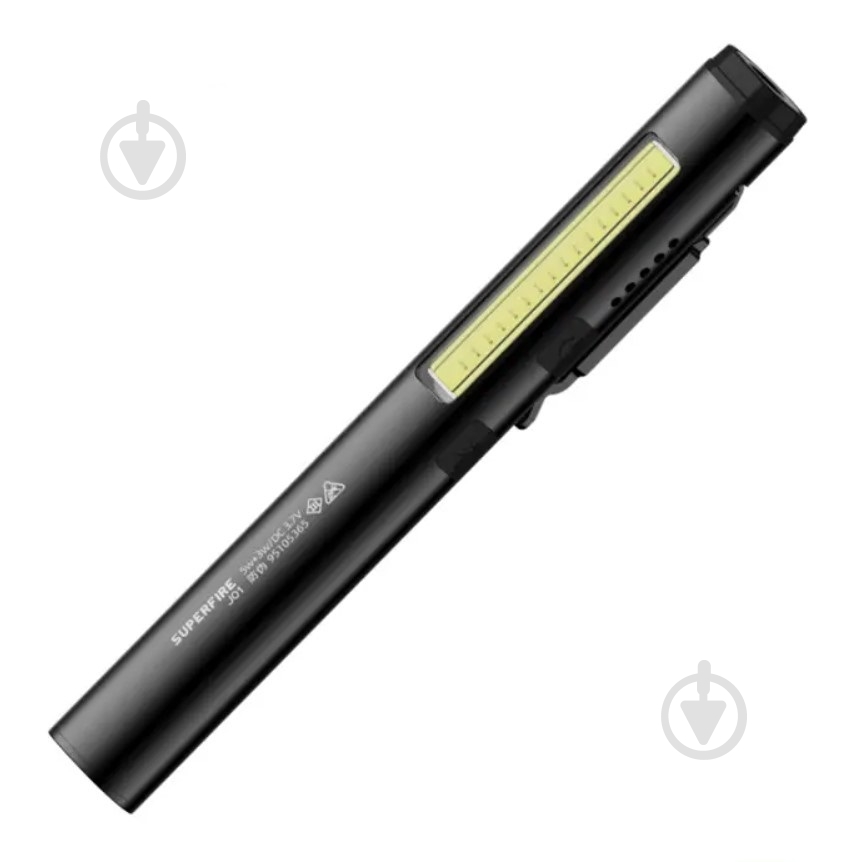 Фонарик карманный SuperFire 400 Lm черный J01 - фото 1