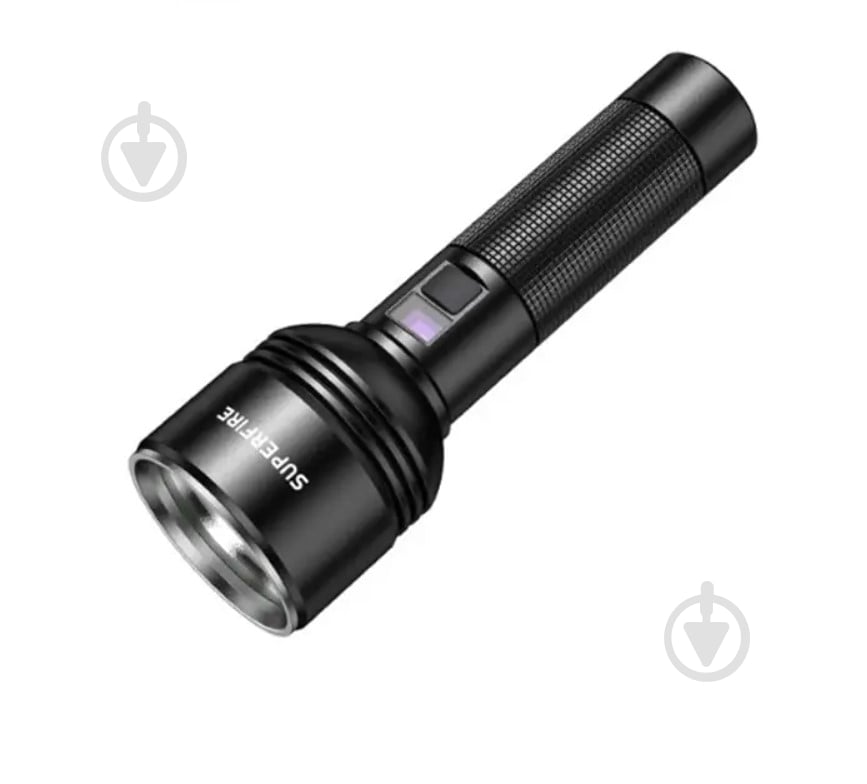 Фонарик аккумуляторный SuperFire 3350 Lm черный D18 - фото 1 Фонарик аккумуляторный SuperFire 3350 Lm черный D18 - фото 1