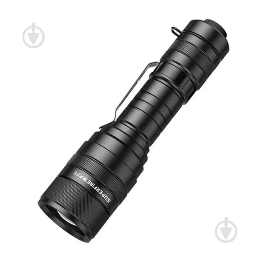 Фонарик аккумуляторный SuperFire 1100 Lm черный F5 - фото 1 Фонарик аккумуляторный SuperFire 1100 Lm черный F5 - фото 1