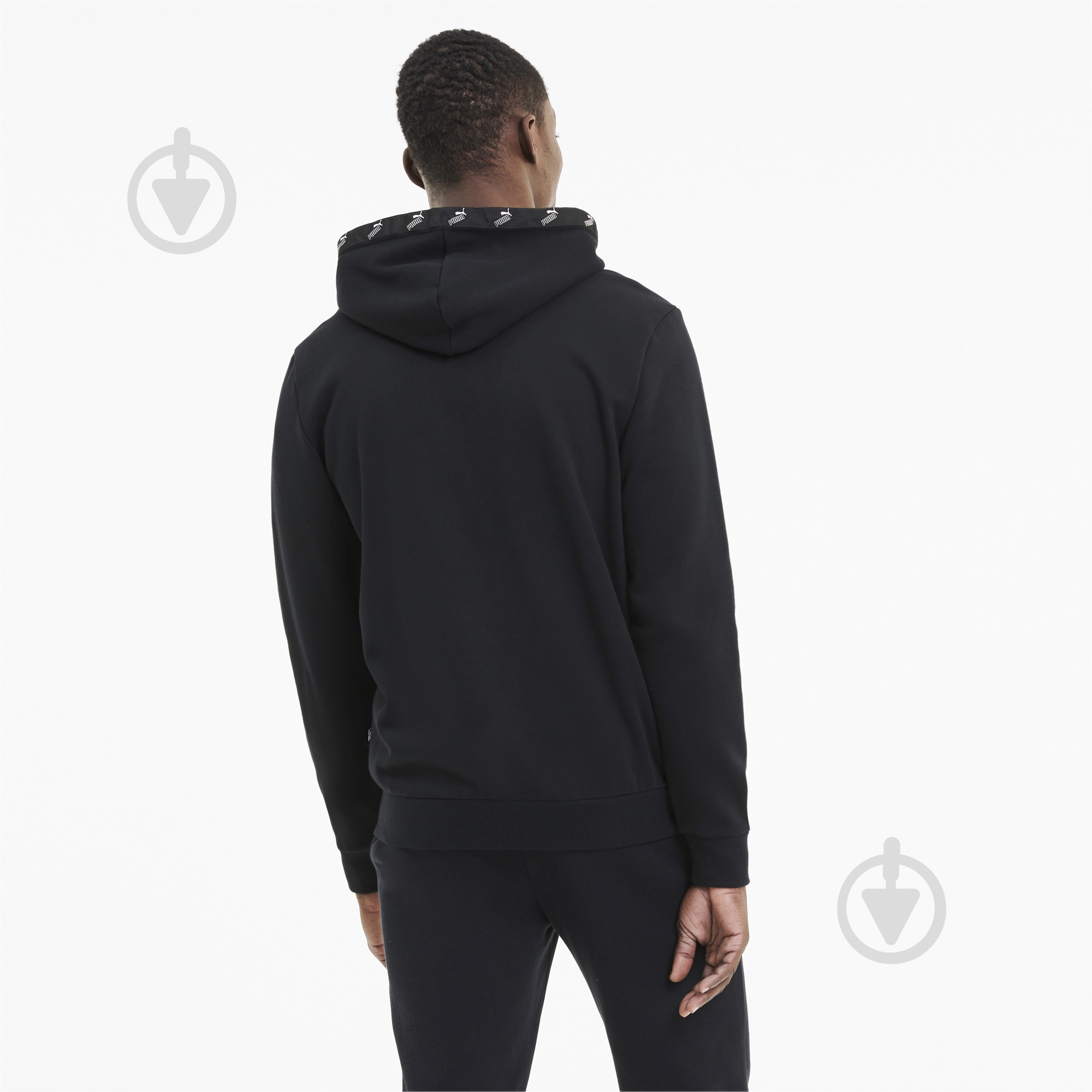 Джемпер Puma AMPLIFIED FZ Hoodie 58352301 р. S черный - фото 4 Джемпер Puma AMPLIFIED FZ Hoodie 58352301 р. S черный - фото 4