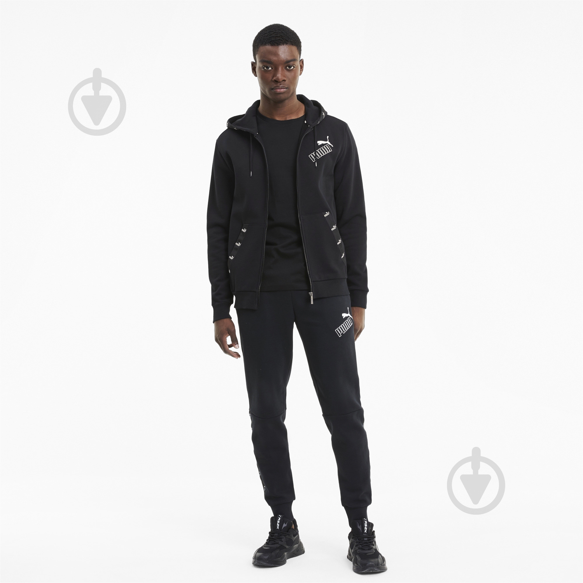 Джемпер Puma AMPLIFIED FZ Hoodie 58352301 р. S черный - фото 5 Джемпер Puma AMPLIFIED FZ Hoodie 58352301 р. S черный - фото 5