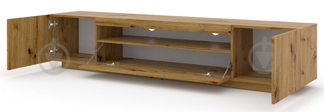 Тумба під ТВ BIM Furniture Aura 3д 2000x420x370 мм дуб артізан(TV_STAND_AURA_200_ARTISAN_EICH) - фото 2