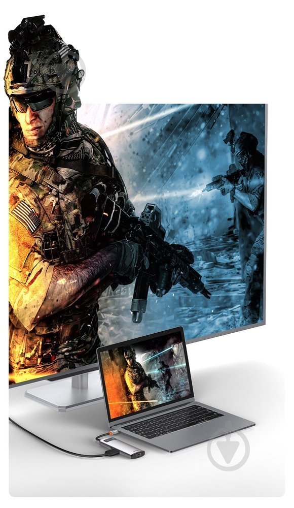 Док-станция BASEUS silver (CAHUB-CW0G) - фото 11 Док-станция BASEUS silver (CAHUB-CW0G) - фото 11