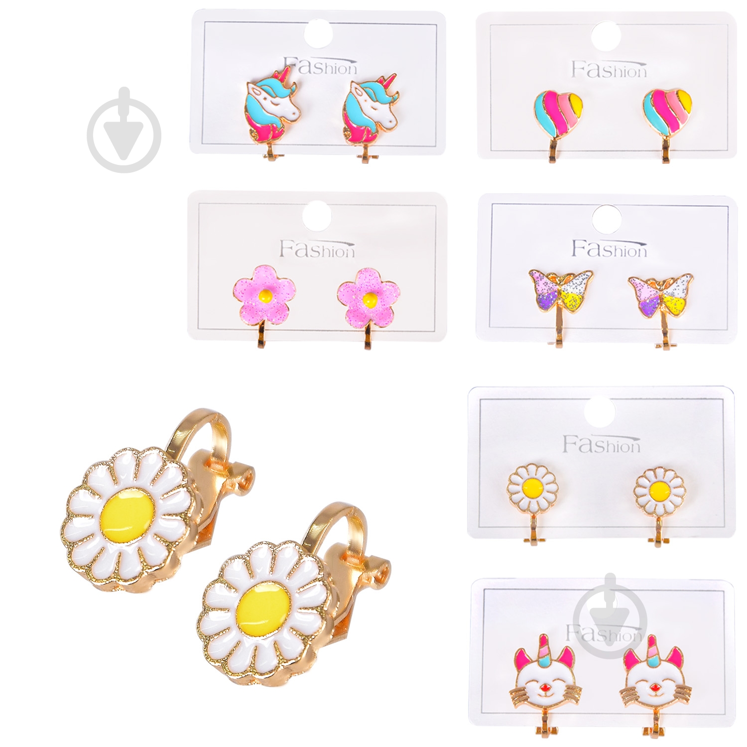 Серьги B4317 в ассортименте - фото 1 Серьги B4317 в ассортименте - фото 1