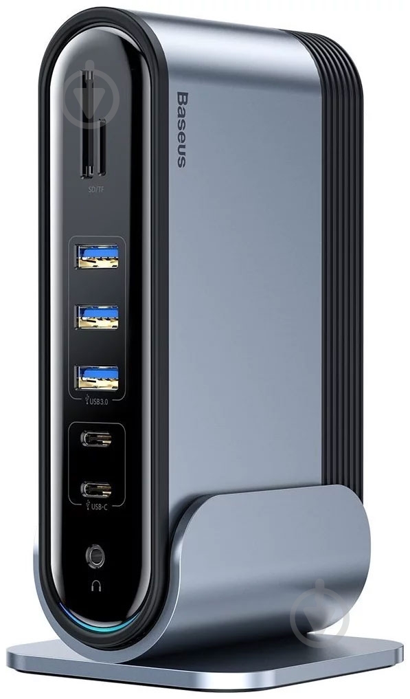 Док-станция BASEUS silver (CAHUB-BG0G) - фото 1 Док-станция BASEUS silver (CAHUB-BG0G) - фото 1