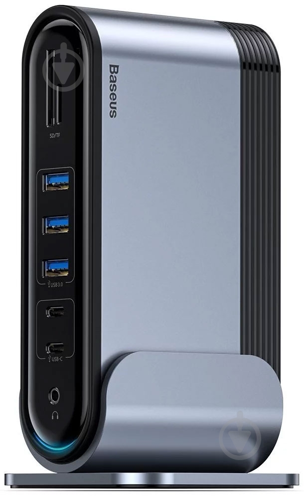 Док-станция BASEUS silver (CAHUB-BG0G) - фото 3 Док-станция BASEUS silver (CAHUB-BG0G) - фото 3