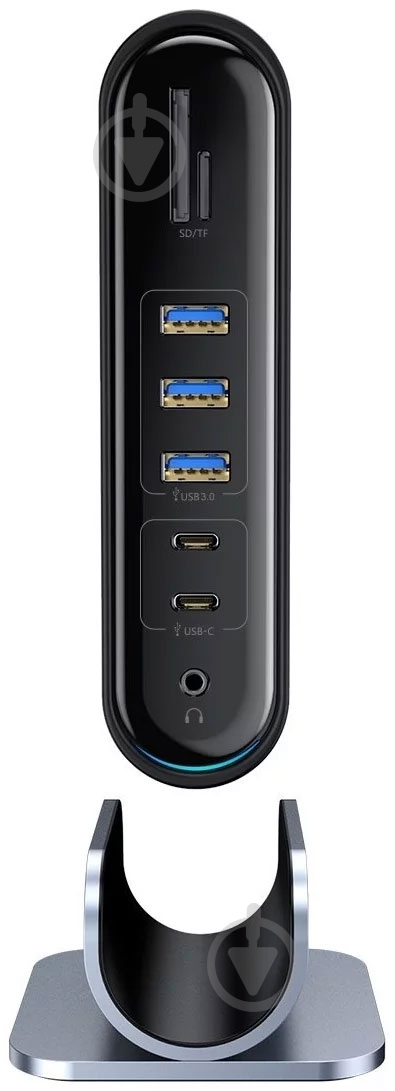 Док-станция BASEUS silver (CAHUB-BG0G) - фото 6 Док-станция BASEUS silver (CAHUB-BG0G) - фото 6