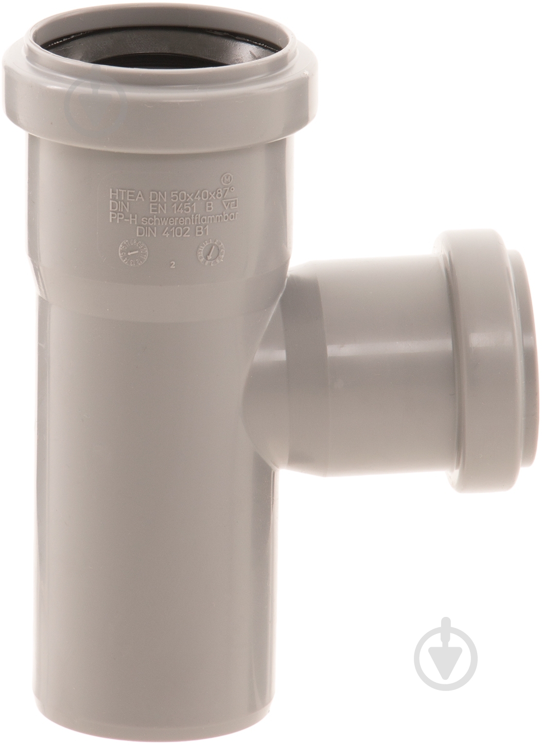 Тройник канализационный Ostendorf ПП d50х40x87° - фото 2