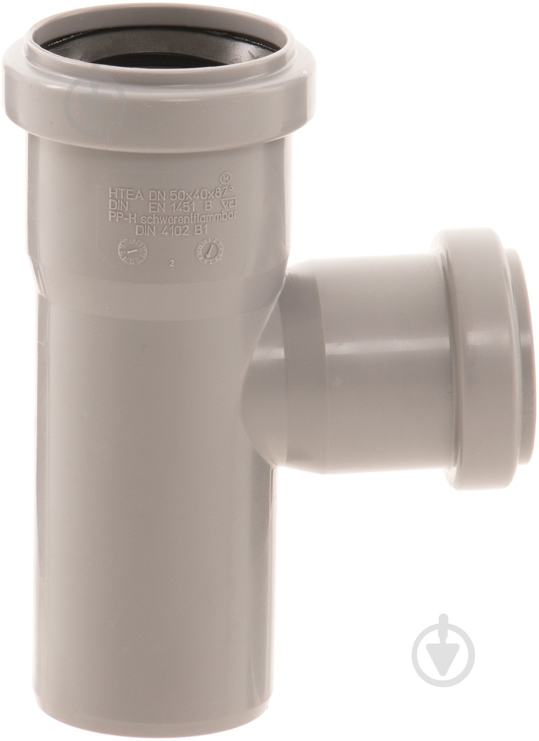 Тройник канализационный Ostendorf ПП d50х40x87° - фото 4