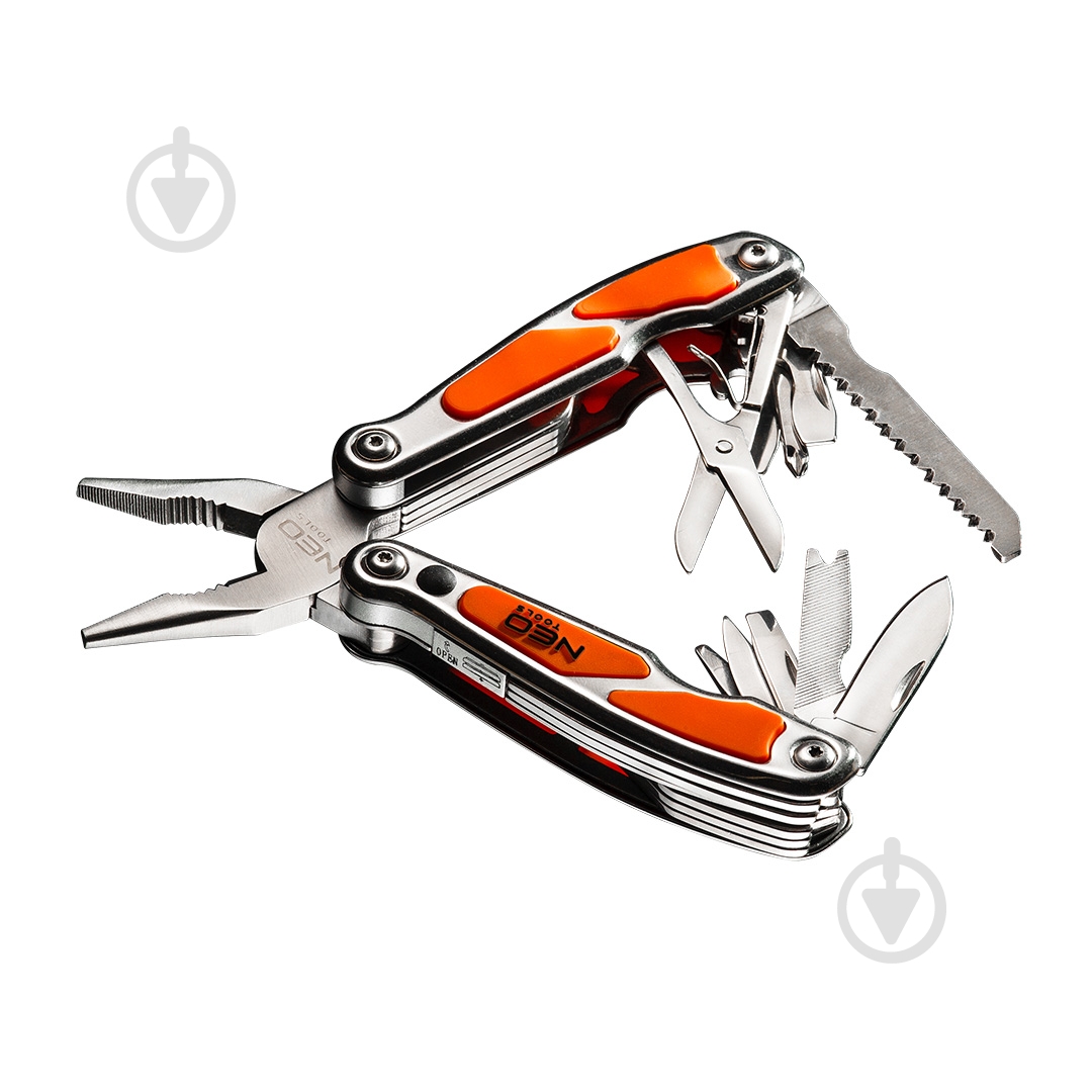 Мультитул NEO tools 12 элементов с LED 01-026 - фото 1