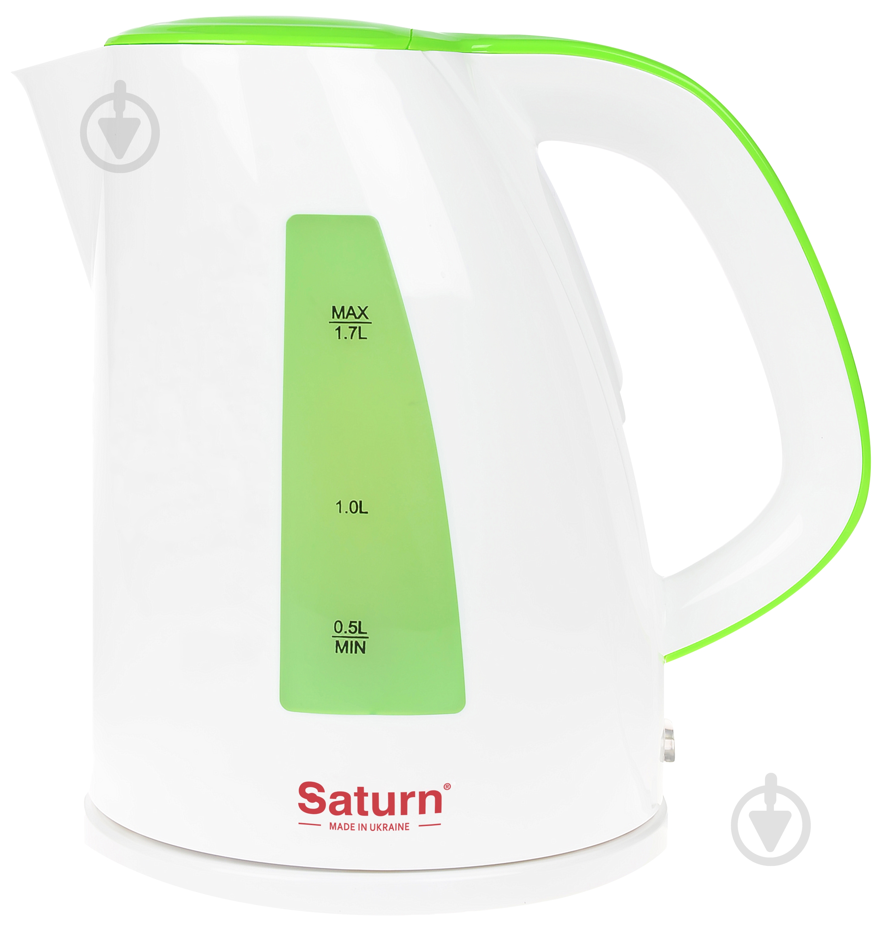Електрочайник Saturn ST-EK8436U White/Lt.Green - фото 1