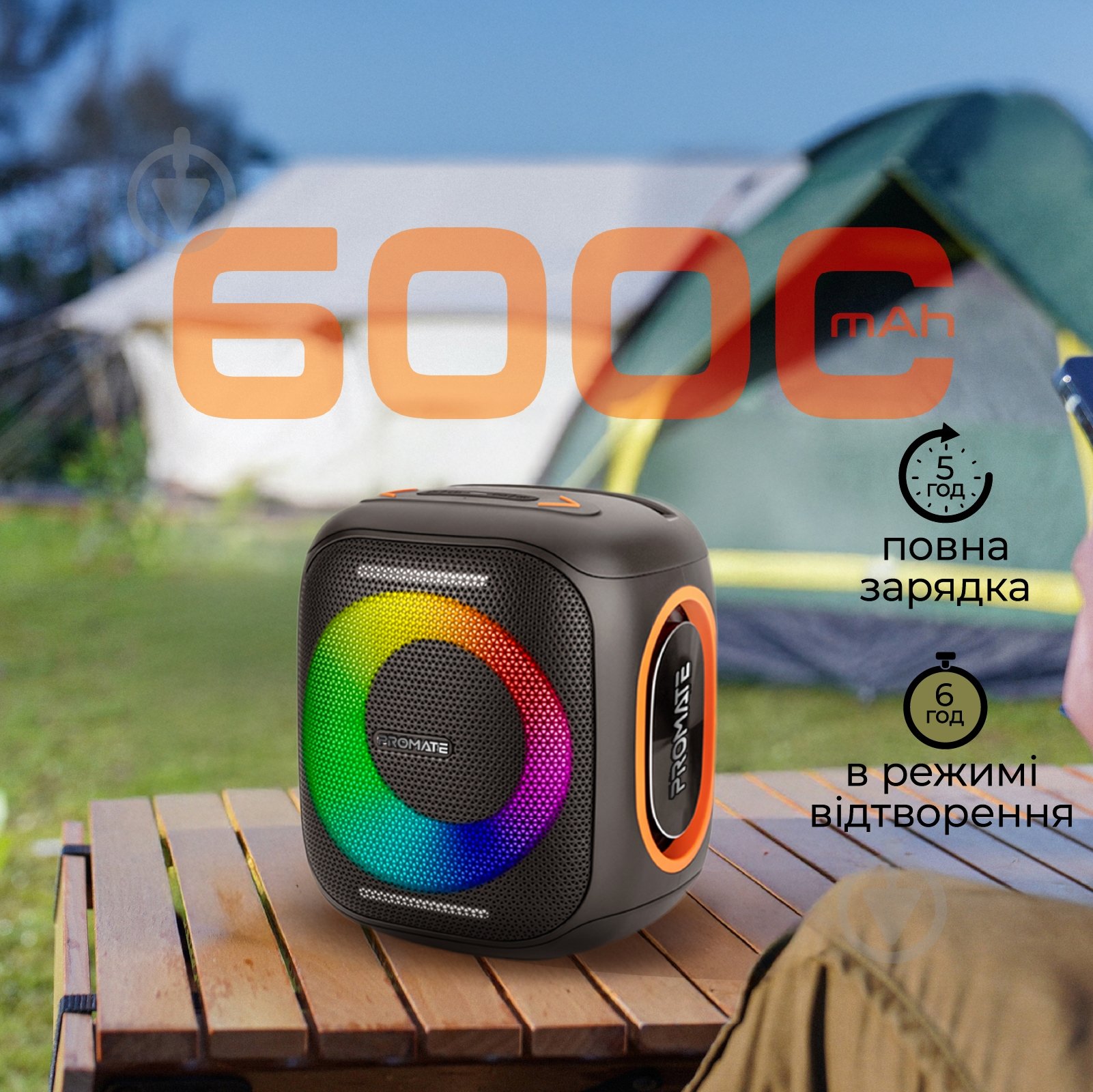 Акустическая система Promate Strike-40 black (strike-40) - фото 3 Акустическая система Promate Strike-40 black (strike-40) - фото 3