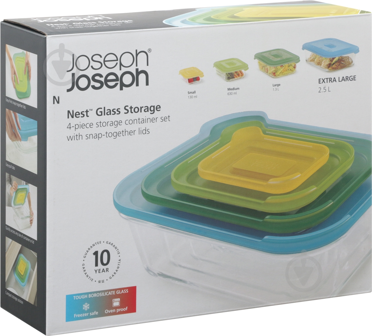 Набор контейнеров Joseph Joseph 4 шт. - фото 4
