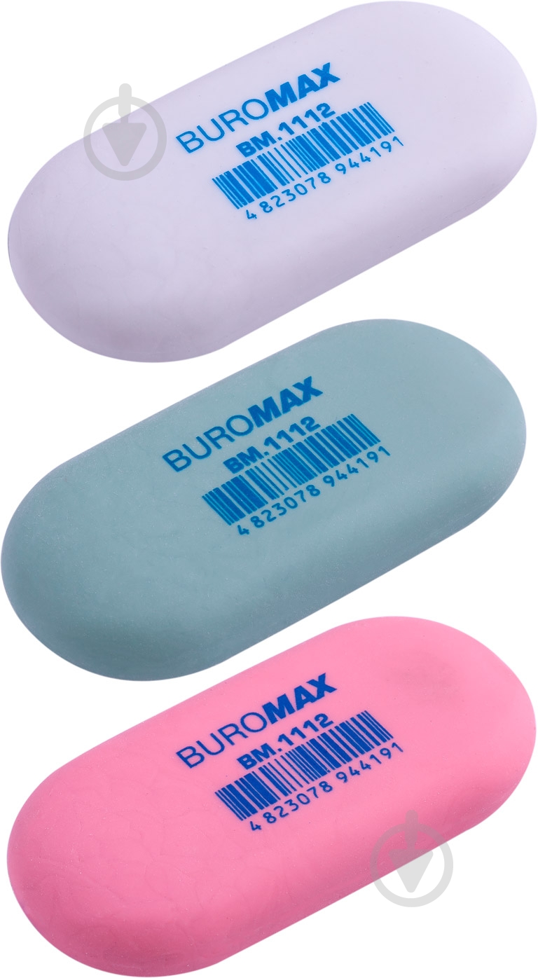 Ластик в асортименте BM.1112 Buromax - фото 1 Ластик в асортименте BM.1112 Buromax - фото 1