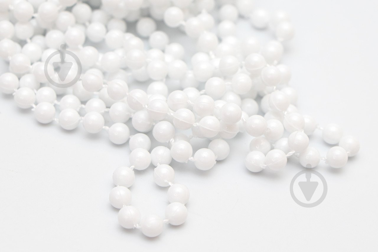 Бусы для елки Девилон 250515 6мм 6 м белый - фото 1 Бусы для елки Девилон 250515 6мм 6 м белый - фото 1