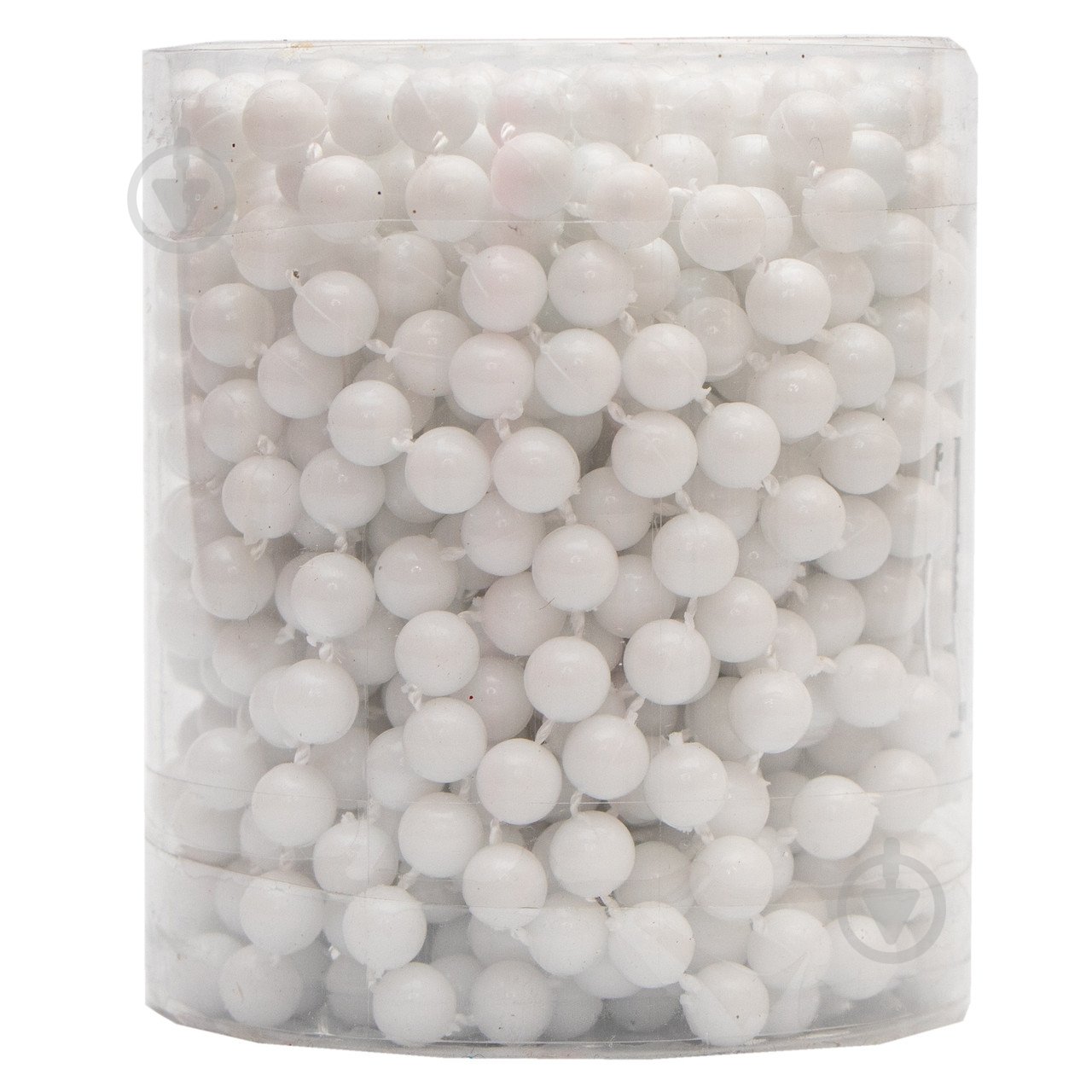 Бусы для елки Девилон 250515 6мм 6 м белый - фото 2 Бусы для елки Девилон 250515 6мм 6 м белый - фото 2