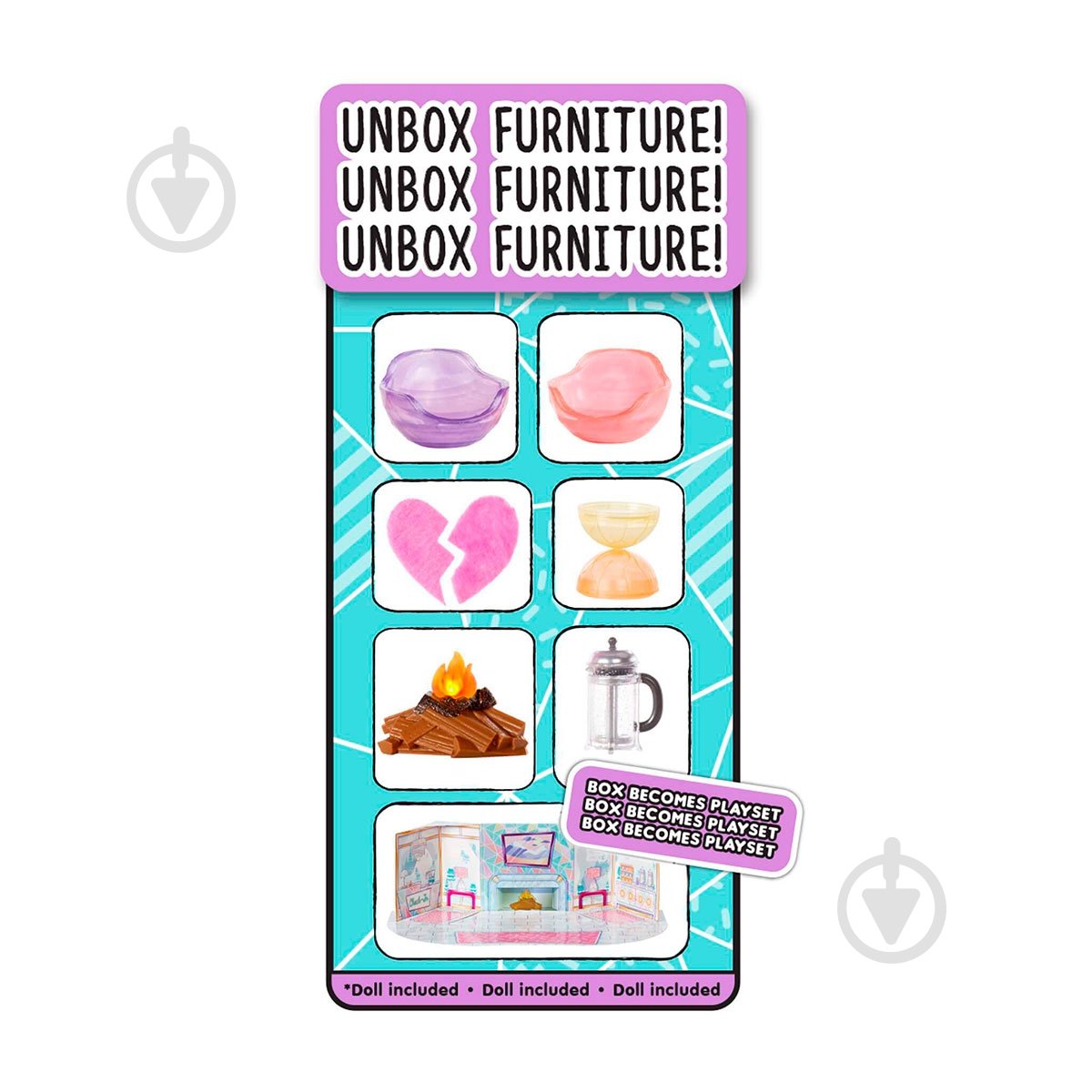 Ляльковий набір L.O.L. SURPRISE! Маленькі кімнатки_Шале з каміном Милої Крихітки 576624 - фото 4