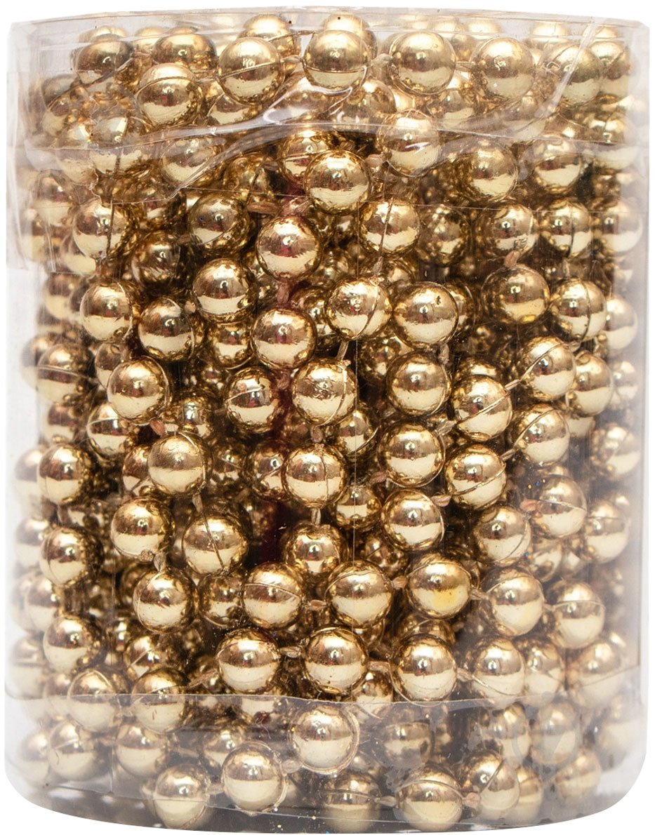 Бусы для елки Девилон 250560 6 мм 6 м в ассортименте - фото 2 Бусы для елки Девилон 250560 6 мм 6 м в ассортименте - фото 2