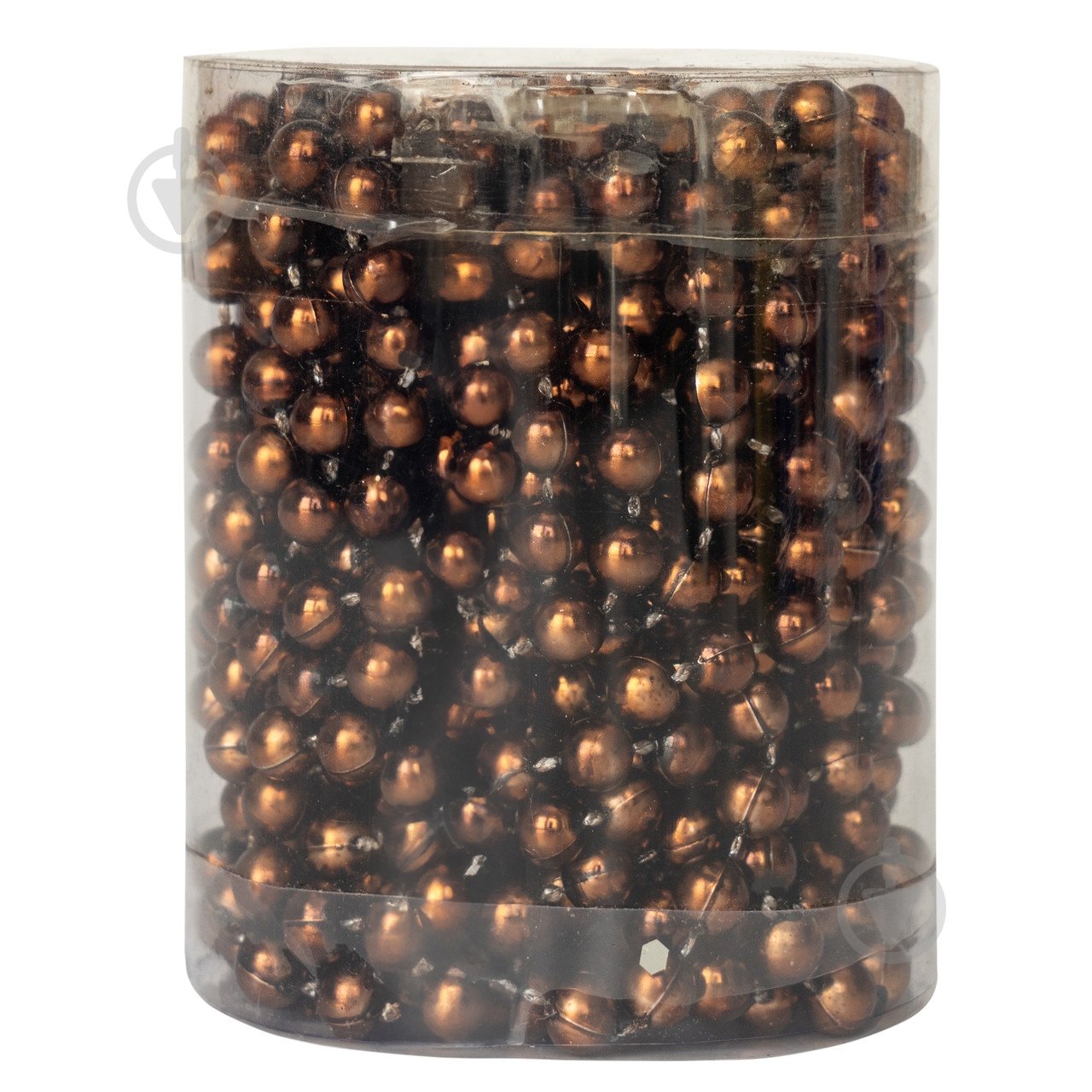 Бусы для елки Девилон 250560 6 мм 6 м в ассортименте - фото 1 Бусы для елки Девилон 250560 6 мм 6 м в ассортименте - фото 1