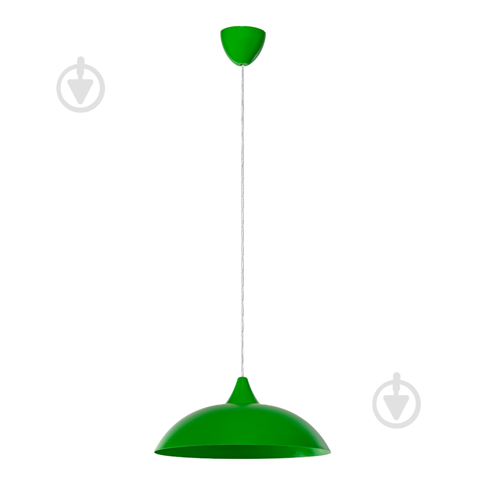 Підвіс 1301 1x60 Вт Е27 салатово-зелений 160503 - фото 1