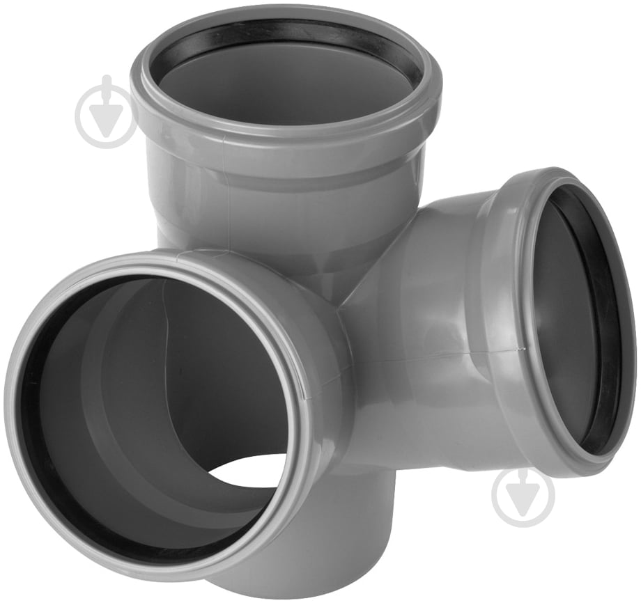 Крестовина канализационная угловая Ostendorf ПП d110х110x67 115920 - фото 1