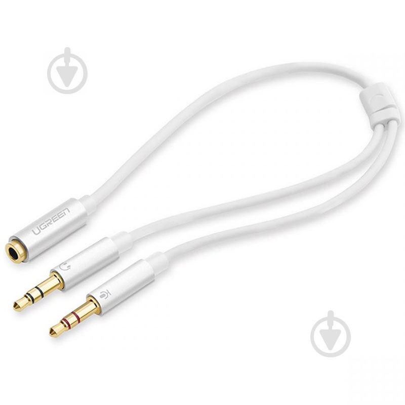 Кабель акустический UGREEN 0,2 м белый (10790) - фото 1