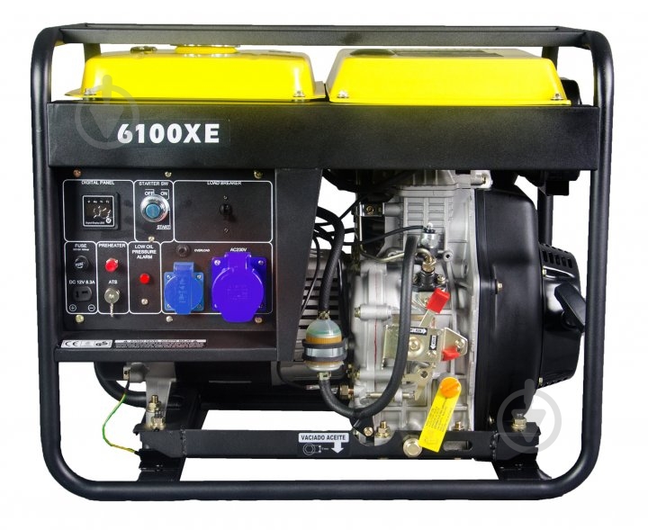 Генератор дизельный KOMPAK 6100XE 5 кВт / 5,5 кВт 230 В 6807189 - фото 1