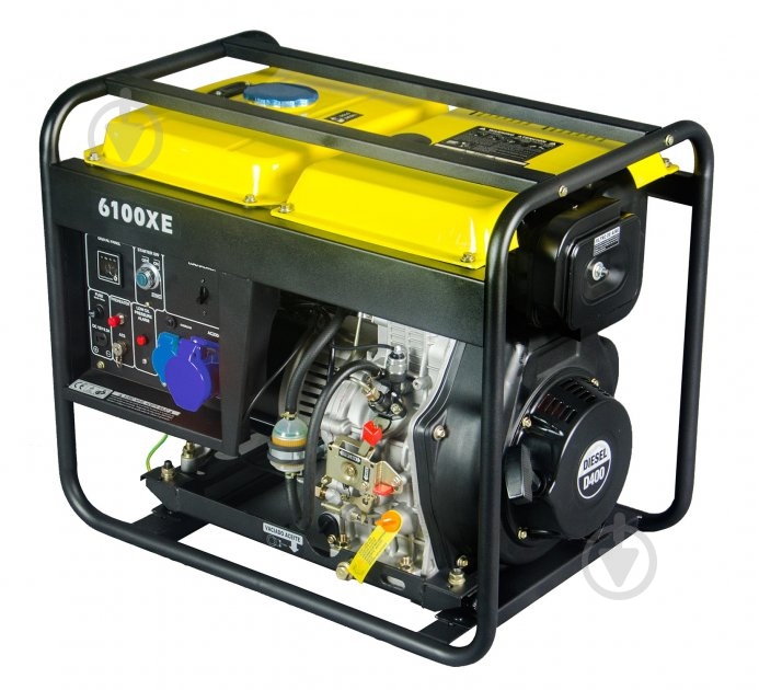 Генератор дизельный KOMPAK 6100XE 5 кВт / 5,5 кВт 230 В 6807189 - фото 2