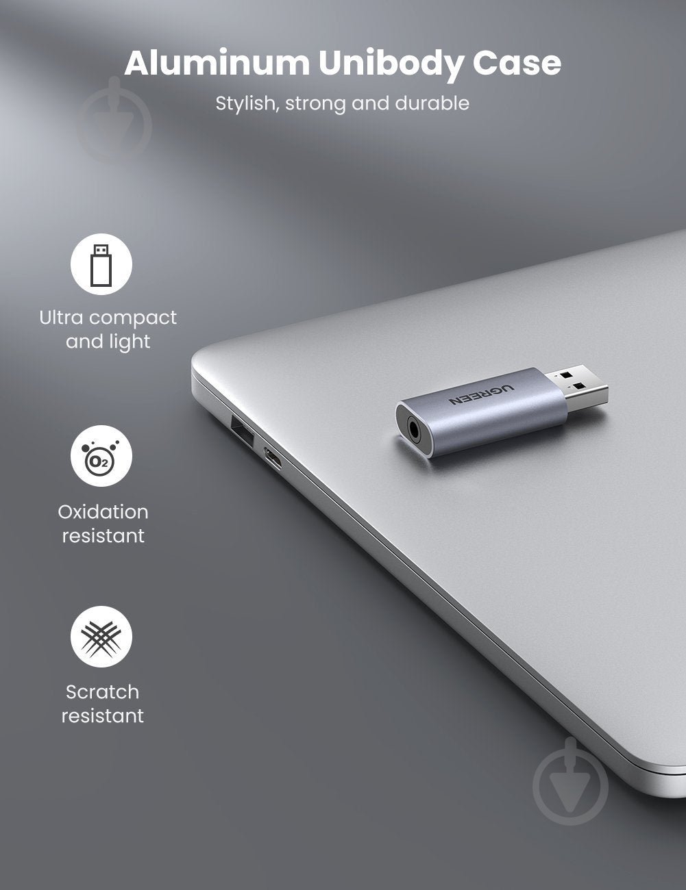 Звуковая карта UGREEN 80864 - фото 5