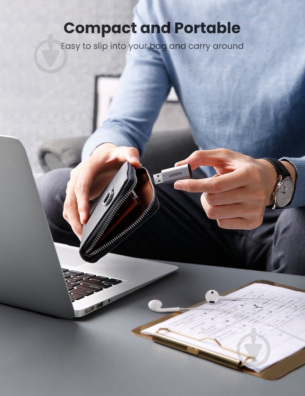 Звуковая карта UGREEN 80864 - фото 6