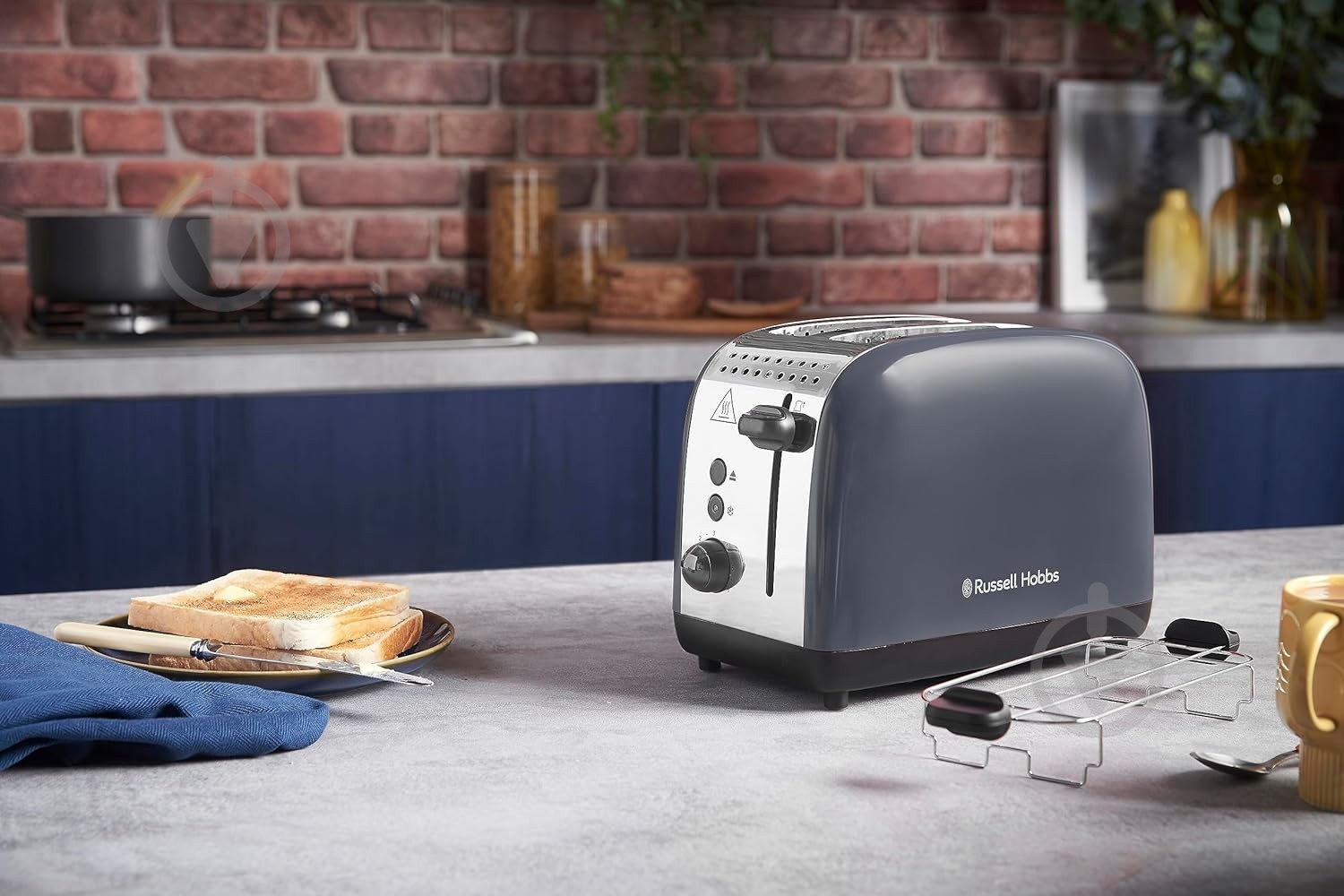 Тостер Russell Hobbs Colours Plus Grey 26552-56 - фото 11