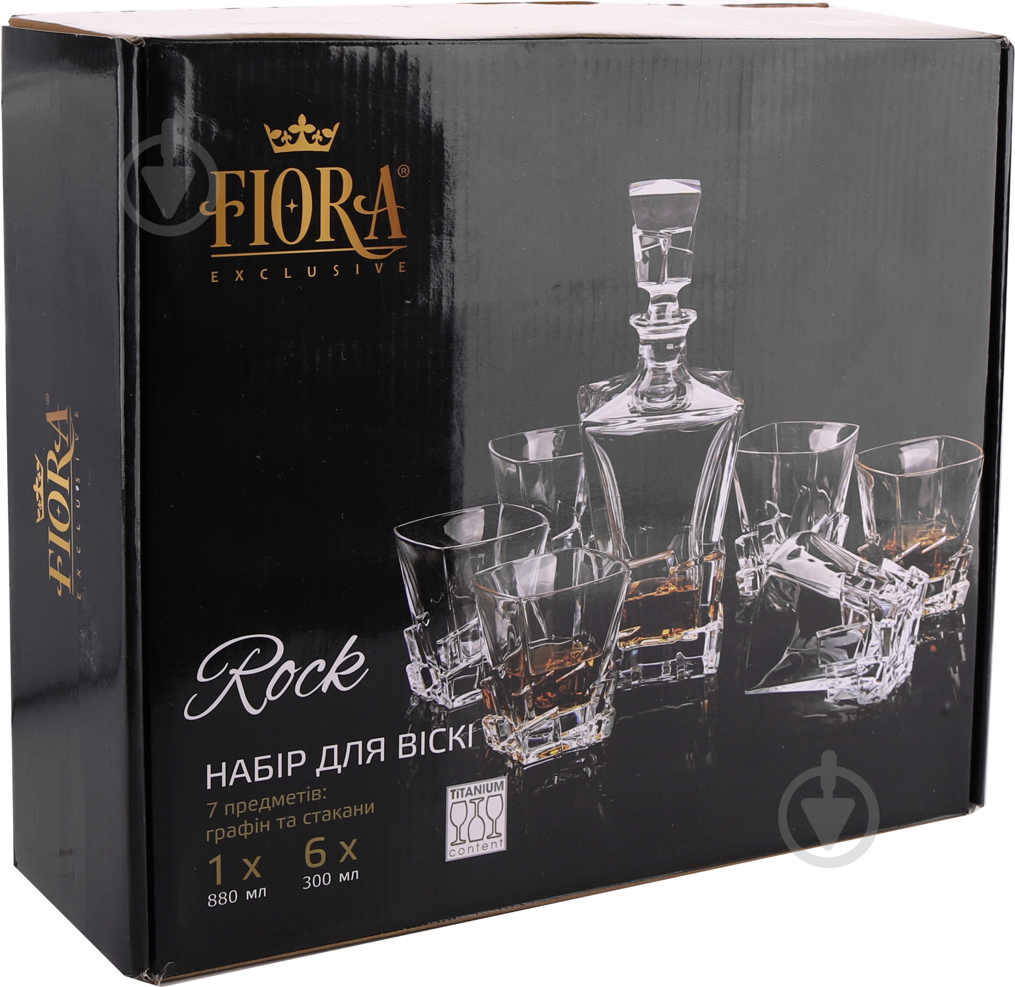 Набор для виски Fiora Rock 7 предметов - фото 6