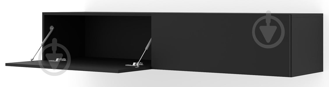 Тумба под ТВ BIM Furniture Bingo 2д 1600x300x400 мм черный матовый(BINGO_160) - фото 2 Тумба под ТВ BIM Furniture Bingo 2д 1600x300x400 мм черный матовый(BINGO_160) - фото 2