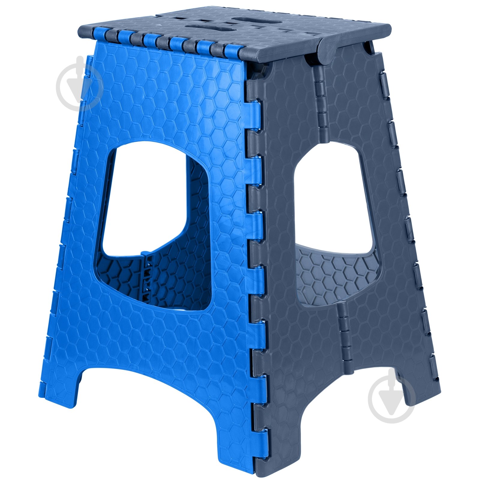 Табурет раскладной Expert 447,5 мм синий с серым - фото 1 Табурет раскладной Expert 447,5 мм синий с серым - фото 1