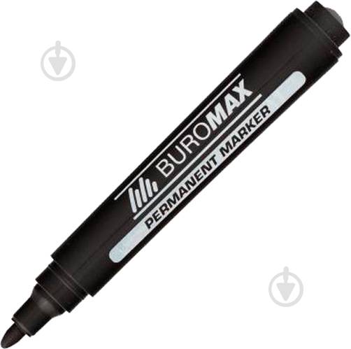 Маркер Buromax водостойкий черный BM.8700-01 - фото 2